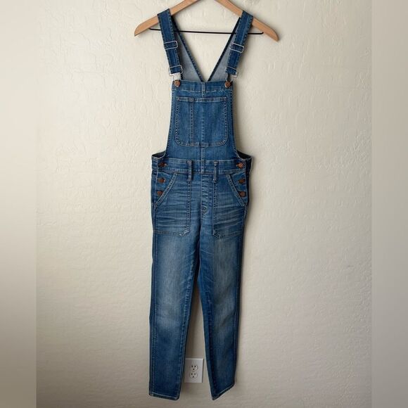 Madewell Skinny Jean Denim Overalls - Picture 2 of 7